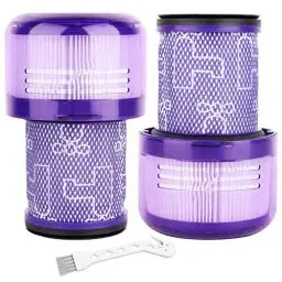 Produktbild: 2 HEPA-Filter für Dyson V12 Slim, Ersatz Filter für Dyson V12 Slim Absolute Extra/Total Clean/Fluffy Staubsauger 971517-01