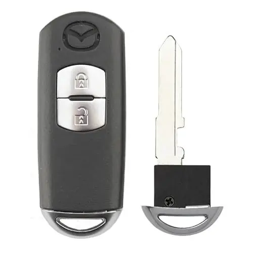 Produktbild: 2 3 Tasten Autoschlüssel Fall Fernbedienung Schlüssel Punto Taste Smart Remote Key Shell Case Fob für Mazda 3 5 6 CX-5 CX-7 CX-9 MX-5 Miata RX-8 2006-2018 (2button)