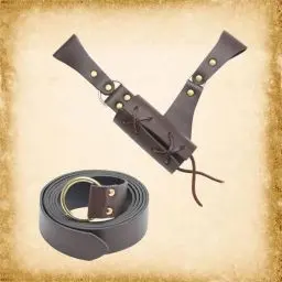 Produktbild: 2 Mittelalter GüRtel Herren, Mittelalter Kleidung Damen, Mittelalter Kleidung Herren, Wikinger KostüM Herren, Wikinger Kleidung Herren, PiratenkostüM Herren, Wikinger GüRtel Mittelalter Accessoires