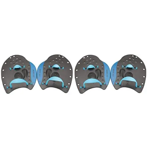 Produktbild: 2 Paar Paddel Boot Finis Schwimmflossen Schwimmende Handpaddel Schwimmpaddel Zum Bahnenschwimmen Handpaddel Schwimmen Einstellbar Schwimmen Tachopaddel Strand Kind Zubehör
