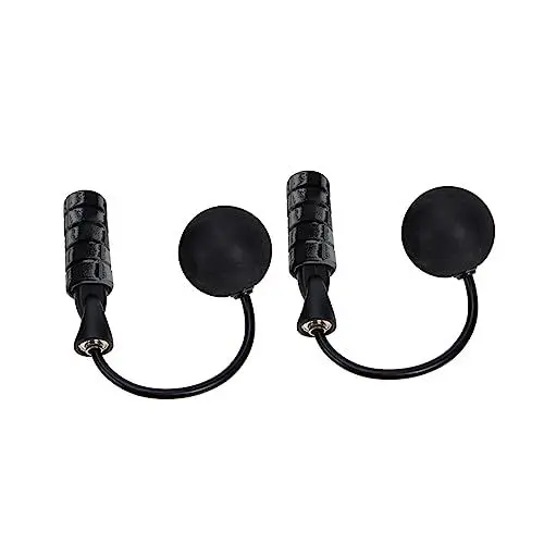 Produktbild: 2 Paar kabelloses springseil schlagschnur fitness springseil Verwicklungsfreies Springseil cordless jump rope hüpfseil rostfreier Stahl Fitnessgeräte Männer und Frauen Eva