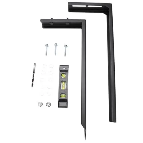 Produktbild: 2 Pack Zaun Post Ankers Kit, Schweres Stahlzaun Post Reparatur Stakes Kit, Zaun nach Ankers