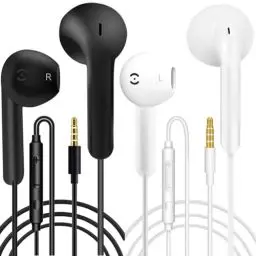 Produktbild: 2 Pack kopfhörer mit Kabel in Ear kopfhörer Kabel Ohrhörer mit Mikrofon und Lautstärkeregler Headset mit 3.5mm Kopfhörern für Phone Samsung Huawei Android Smartphone Laptop MP3 Players