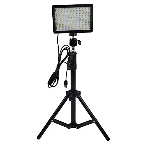 Produktbild: 2 Packungen Tragbares Fotografie-Beleuchtungsset, Dimmbar, 2 LED-Videoleuchten, Mehrzweck-USB-Fotoleuchten, Fotografie-Beleuchtungsset für Videokonferenzen, Live-Streaming