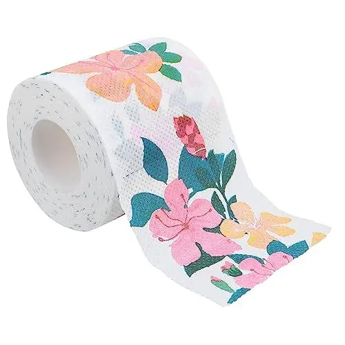 Produktbild: PartyKindom 2 Rollen Badezimmer Tissue 100% Zellstoff Toilettenpapier Rolle Gemusterten Für Luxus Serviette