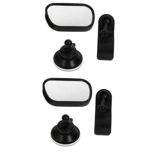 Produktbild: 2 Sätze Baby-Rückspiegel rückspiegel baby baby-autospiegel Auto-Kinderspiegel Baby Innenspiegel Rückspiegel für Kleinkinder auto innenspiegel Rücksitz Beobachtungsspiegel Clip Glas