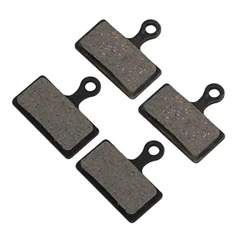 Produktbild: 2 Sätze Fahrradbremsbeläge Harz Halbmetall Fahrradbremsbeläge Reibung Ausgewogene Belastbarkeit Kompaktes Fahrradzubehör