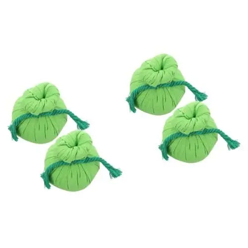 Produktbild: 2 Sätze Gesundheitsball Wärmebeutel Natürliche Wärmetasche Kleiner Moxabeutel Tragbare Massagebälle Wärmender Moxabeutel Moxa-kugel Mit Heißer Kompresse Green Wermut 2 Stück * 2 Beavorty