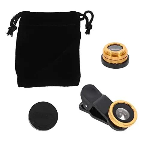 Produktbild: 2 Sätze Handy Fisheye-objektiv Weitwinkel-Smartphone-objektiv Handy Fischaugenobjektiv Fisheye-kameraobjektiv Universelles Handy-kameraobjektiv Zelle Plastik Suite Aufsteckbar