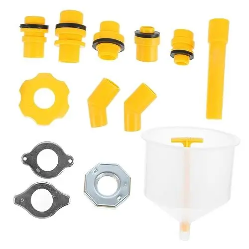 Produktbild: 2 Sätze Kühler Trichter Füllset Auto Kühler Füllung Auto Werkzeug Auslaufsicherer Kühlertrichter Auto Trichter Kfz-trichter Kühlmittel-einfülltrichter-kit Autokühlmittel Gummi iplusmile