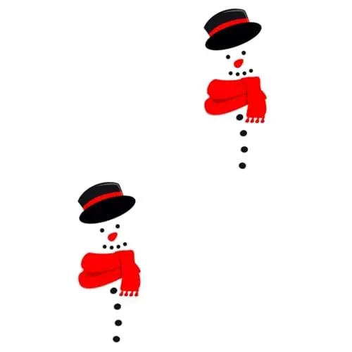 Produktbild: Garneck 2 Sätze Magnet Für Weihnachten Weihnachtliche Kühlschrankaufkleber Schneemann-kühlschrank-Aufkleber Weihnachtskühlschrankmagnet Wandtattoo Schneemann Fensteraufkleber Magnete