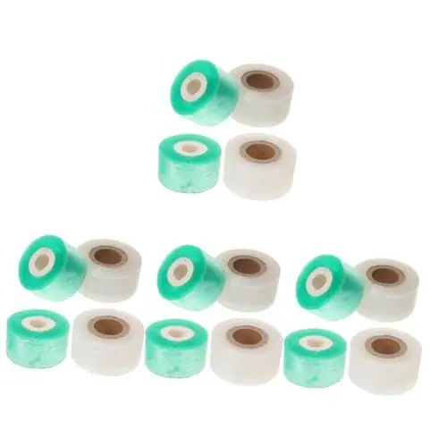 Produktbild: 2 Sätze Pfropffolie Für Gartengeräte Pflanzenband Für Den Haushalt Pfropfband Transparentes Kinderzimmerband Blumenband Für Den Garten Gärtnerband Pflanzenzubehör PVC 4 Rollen * 2 Veemoon
