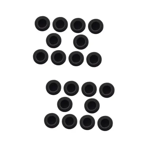 Produktbild: Uonlytech 2 Sätze -ohrpolster Replacement Ear Pads Ohrensessel Bezug Kopfhörer Zubehör Ohrpadster Headphone Earpads Headset Accessories Ohrpolster Für Black 10 Stück * 2