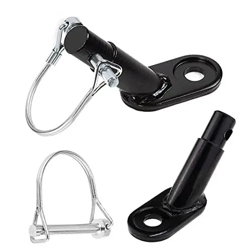 Produktbild: 2 Set Fahrrad Anhängerkupplung, Fahrradanhänger, Fahrrad Anhänger, Fahrrad Kupplung, Zusätzliche Kupplung für Kinderanhänger, Fahrrad Anhängerkupplung mit Sicherungsstift