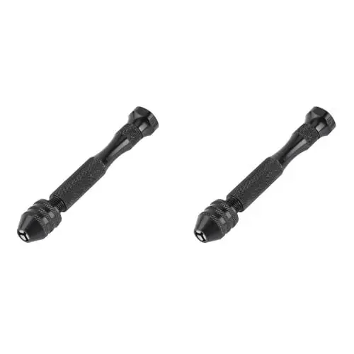 Produktbild: 2 Set Handbohrer, Schraubstock, Handbohrer, Großer Spannbereich, Spannfutter, Handspiralbohrer für die Schmuckherstellung