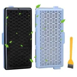 Produktbild: 2 Staubsauger Filter für Miele HEPA Filter für Miele S8340 Active AirClean SF-HA 50 Filter Ersatz für Miele Staubsauger Compact C1 C2 Complete C2 C3 Passend für S4, S5, S6, S8 Serie mit Staubpinsel