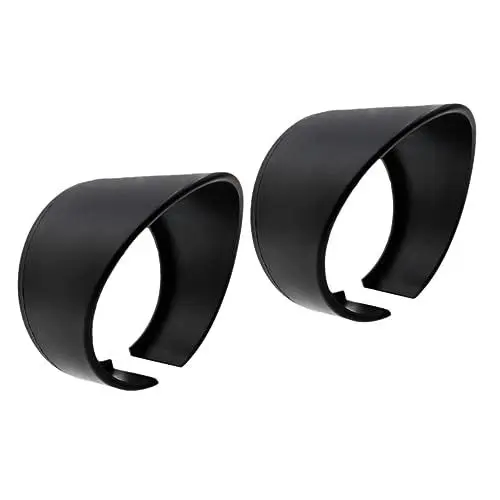 Produktbild: Beatifufu 2 Pcs Schutzhülle Auto Gauge Visier Abdeckung Dashboard Sonnenlicht Schild Geändert Gauge Für