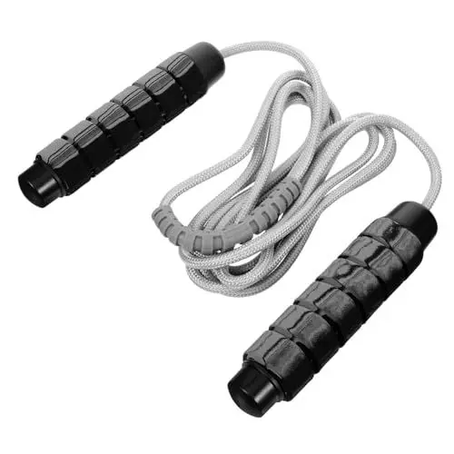 Produktbild: 2 Stk schlagschnur fitness geräte fitnesgeraete cardio gym equipment fitnessgeräte fitness equipment Adjustable jump rope jumping rope sprungtuch Schwamm Springseil Sportwaren
