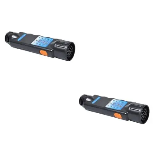 Produktbild: 2 Stück 13 Anhänger Steckdose Anhänger-Steckdosentester 13-poliger Anhängertester Zubehör Anhänger steckdosenprüfer steckdosen Tester Socket Tester Steckdosentester Stecker Black Gatuida