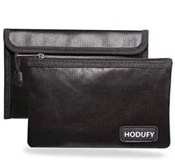 Produktbild: 2 Stück (20 x12.7cm) Feuerfeste Taschen,Kleine Geldtasche, Brieftasche for Passport Rechnungen,Scheine und Kleing