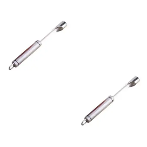 Produktbild: 2 Stück 304 Entkerner küchenwerkzeug obstschneider Ananaskerne Apfelschneider apfelausstecher Kernentferner Werkzeug-Gadgets aufschnittmaschine Zubehör aus Edelstahl Corer Cabilock