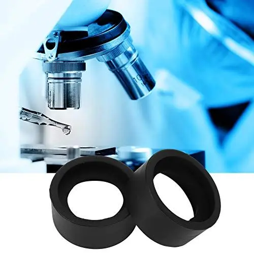 Produktbild: 2 Stück 36 Mm Okular-Augenschutz, Fernglas-Augenmuscheln, Okularschutz, Durchmesser, Gummi, Okularabdeckung, Zubehörschutz für Stereomikroskop (KP-H2 Flachwinkel)