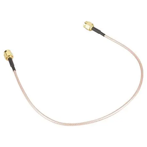 Produktbild: 2 Stück 50 Ω 15 cm SMA-Stecker auf BNC-Stecker Koaxialkabel für Antennenverlängerungsadapter, Nagelneu und von Hoher Qualität, Gewindeverbindung Sorgt für Hohe Stabilität