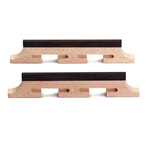 Produktbild: Banjo Bridge Compensated 2pcs 5 Saiten Palisander Ukulele Gitarre Banjo Bridge