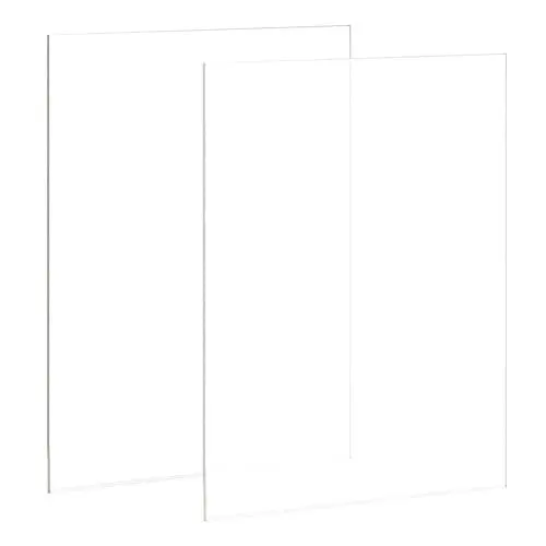 Produktbild: 2 Stück A3 transparente Acrylplatten,1,1 x 30,4 x 42,79 cm·· dick, klare Acrylplatte, Plexiglasplatte für Wand, Handwerk, Glas, Bilderrahmen, DIY-Projekte, Schilder und Malerei
