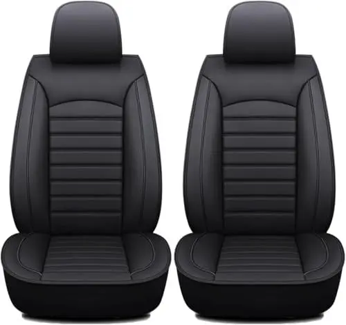 Produktbild: 2 Stück Auto Sitzbezüge für Mercedes-Benz SLK-Klasse R170 R171 R172, Autositzschoner Auto Innenraum Schonbezüge,A/Black