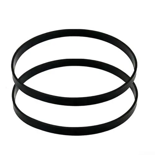 Produktbild: 2 Stück Bandsäge Gummi Reifen Band Holzbearbeitung Ersatzteile für 20,3 cm und 35,6 cm Größen Bandsägen-Scrollrad, langlebiges Gummiband für Bandsägerad, schwarz (für 20,3 cm)