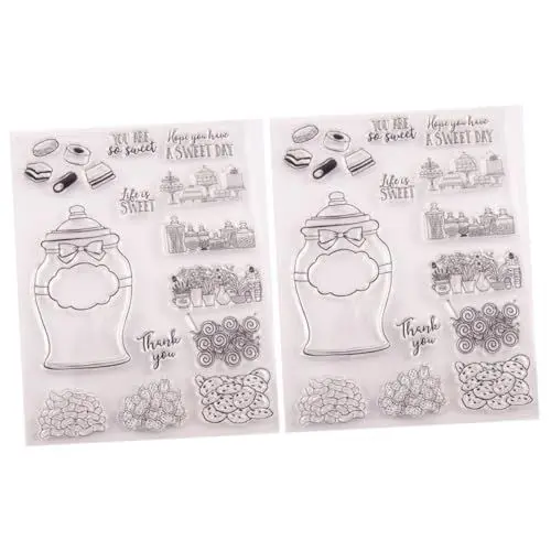 Produktbild: STOBOK 2 Stücke Blätter Kuchen Material Reusable Für Sammelalbum Journal Album Decor