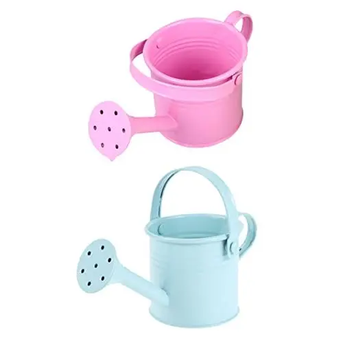 Produktbild: Toddmomy 2 Stück Blatt Gießkanne aus Blech Spielzeug Gießkanne Ausguss Gießkanne Wasserkocher Wasserkessel Gießkanne für Kinder Kunstgießkanne aus Eisen Mini schmücken Eisenblech