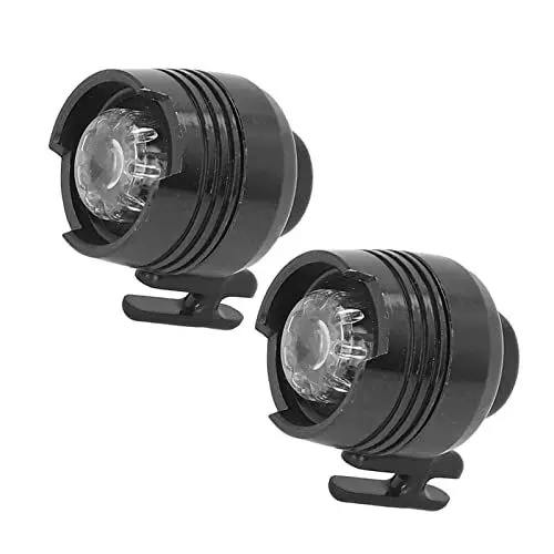 Produktbild: 2 Stück Croc Schuhe Scheinwerfer, 2 Stück LED Clogs Schuhe Licht, IPX5 Wasserdicht, Wandern Campingausrüstung Essentials Zubehör, für Hundespaziergänge, Praktisches Camping und (Schwarz)