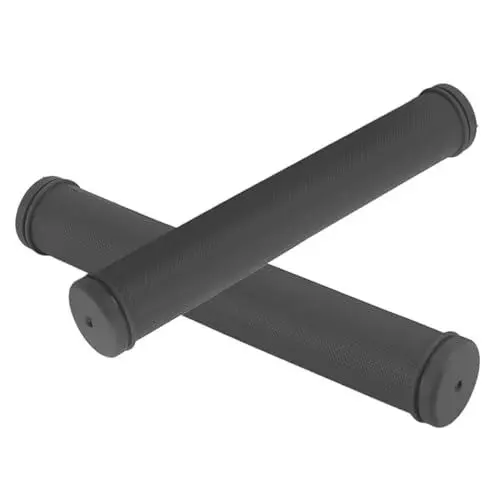 Produktbild: 2 Stück Fahrrad-Lenkergriffe, Mountainbike-Griffe, stoßdämpfend, bequem, Specialized-Ersatz-Fahrradgriffe für Mountainbike, BMX, Fahrrad, Roller, Beach Cruiser, Faltrad (Grau)