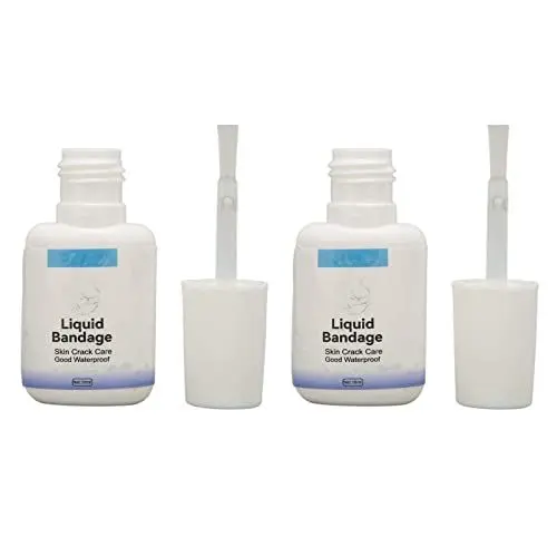 Produktbild: 2 Stück Flüssige Pflaster Flüssige Bandagen, Wundheilungsgel Gel Bandage Pflaster für Frauen Männer, Wasserdicht, kein Stich, Atmungsaktiv, Schnell Trocknend, Wundpflege