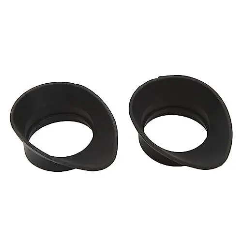 Produktbild: 2 Stück Gummi-Augenmuscheln, Innendurchmesser 27 Mm, Okular-Augenschutz für Mikroskop-Okulare, Monokulare, Ferngläser