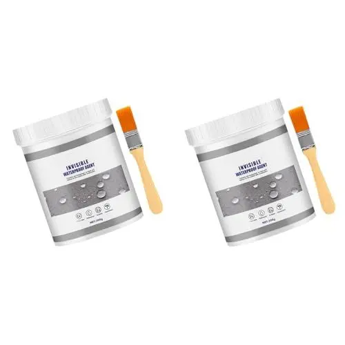 Produktbild: 2 Stück Isolierendes Dichtmittel, Anti-Leckage-Mittel, Transparente, wasserdichte Beschichtung, Unsichtbares Mittel für Wandfliesen, Zement