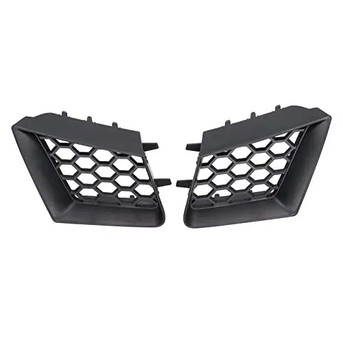 Produktbild: Oberer Front-Nierengrill, 2 Stück Frontstoßstangen-Obergrill Links Rechts Glänzend Schwarz Ersatz für Cordoba 6L 2002-2009 Kühlergrill