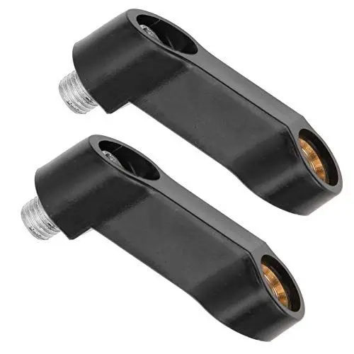 Produktbild: 2 Stück Motorrad-Spiegelverlängerungen M10-Spiegel-Riser-Abstandshalter-Verlängerungsadapter Kunststoffmaterial für die Meisten Motorräder motorcycle mirror adapter