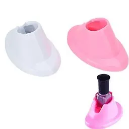 Produktbild: 2 Stück Nagellack-Flaschenhalter, Weichgummi-Nagellack-Flaschenhalter Nail Art Maniküre-Werkzeuge, Anti-Verschüttungs-Nagellackständer für Nail Art Salon