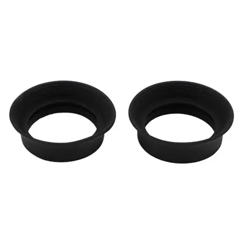 Produktbild: 2 Stück Scope-Okular-Augenmuschel, Mikroskop-Okularabdeckung, Faltbare Okular-Augenmuschel aus Weichem Gummi, für 28–32 Mm Monokular-Binokular-Okular, mit Innendurchmesser von 30