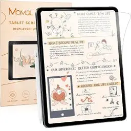 Produktbild: 2 Stück Papier Schutzfolie Kompatibel mit iPad Air 5.Generation 2022 & iPad Air 4 2020 10,9 Zoll, iPad Pro 11 Zoll (2022/2021/2020/2018),Matte Folie Blendfreiem zum Zeichnen, Schreiben und Notizen