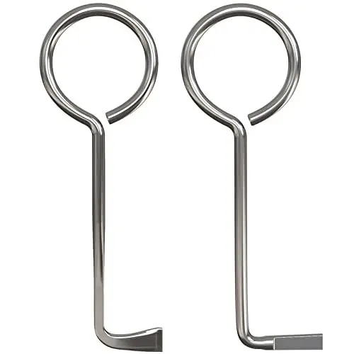 Produktbild: 2 Stück Profi Dietrich Set, Buntbartschlüssel Universal, Öffnet Nahezu Jede Tür, Universalschlüssel für Zimmertüren, Schlüsseldienst Türöffner Schlüssel für Bunt-Bart-Schloss Öffner
