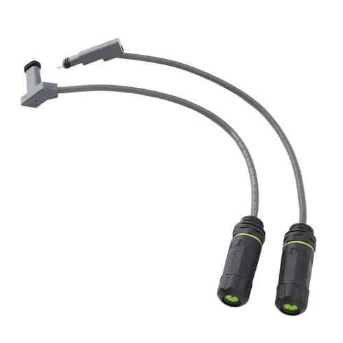 Produktbild: 2 Stück SPX Stecker auf RJ45 Adapter, 1200 Mbit/s IP68 Wasserdichtes Ethernet Kabel, SPX Stecker auf RJ45 Buchse, Ethernet Verlängerungsadapter, für Gen2 Dish