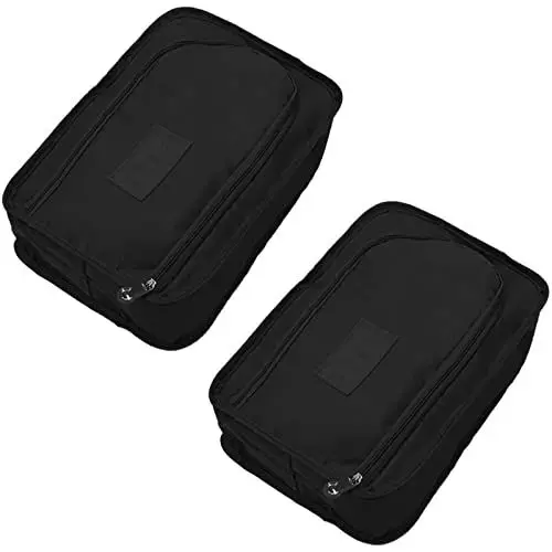Produktbild: 2 Stück Schuhtasche Reise Wasserdicht Schuhsack für Schuhe Schuhbeutel Koffer Organizer Schuhtaschen Portable Travel Shoe Bags Organizer für Reisen Oder Zuhause-Aufbewahrung