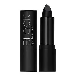 Produktbild: 2 Stück Schwarzer Lippenstift Halloween Wasserfester Mattierter Lippenstift Lipgloss, Schwarzer Gesichts Augen Make-up Stick für Cosplay-Kostümpartys, Halloween Make-up, Matter Lipgloss