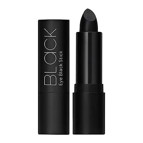 Produktbild: 2 Stück Schwarzer Lippenstift Halloween Wasserfester Mattierter Lippenstift Lipgloss, Schwarzer Gesichts Augen Make-up Stick für Cosplay-Kostümpartys, Halloween Make-up, Matter Lipgloss