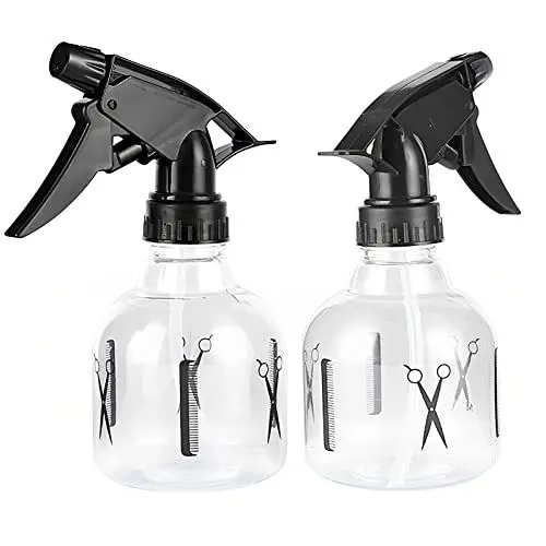 Produktbild: 2 Stück Sprühflasche klein 250ml Zerstäuber Sprühflaschen Haare Pflanzen Transparent Leere Wassersprühflasche Pflanzensprüher für Blumen
