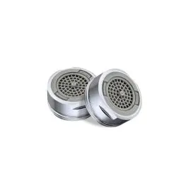 Produktbild: 2 Stück Strahlregler M24 aus Messing, Einstellbarer Wasseraustrittswinkel Wasserhahn Aufsatz, Abnehmbares Reinigungs Filter Sieb, Perlatoren für Wasserhähne,Perlator Geräuscharmes Wasser Blasenwasser